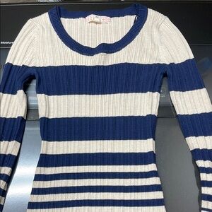 Striped Ribbed Sweater